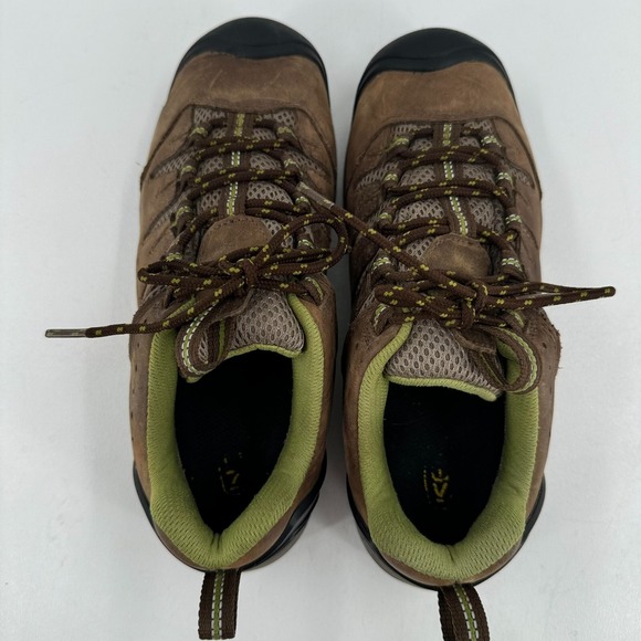 Keen Bryce WOMENS Brown Leather Lace Up Hiking Shoes Sneakers SIZE 7.5 - Picture 5 of 15